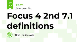 Focus 4 2nd 7.1 definitions 