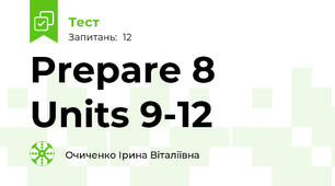 Prepare 8 Units 9-12 