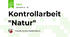 Kontrollarbeit "Natur"