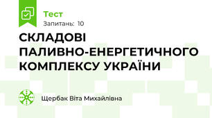 СКЛАДОВІ ПАЛИВНО-ЕНЕРГЕТИЧНОГО КОМПЛЕКСУ УКРАЇНИ