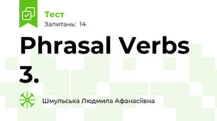 Phrasal Verbs 3.