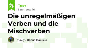Die unregelmäßigen Verben und die Mischverben 