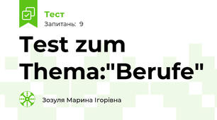 Test zum Thema:"Berufe"