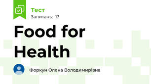 Food for Health