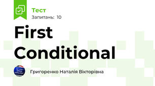 First Conditional