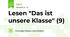 Lesen "Das ist unsere Klasse" (9)