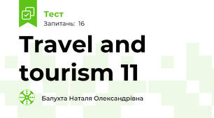 Travel and tourism 11