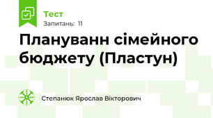 Плануванн сімейного бюджету (Пластун)