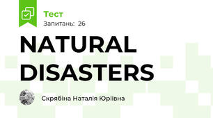 NATURAL DISASTERS
