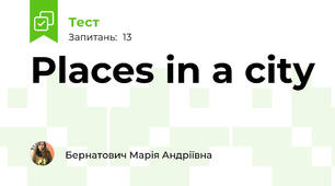 Places in a city 