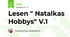 Lesen " Natalkas Hobbys" V.1