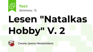 Lesen "Natalkas Hobby" V. 2