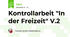 Kontrollarbeit "In der Freizeit" V.2