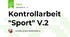 Kontrollarbeit "Sport" V.2