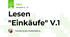 Lesen "Einkäufe" V.1