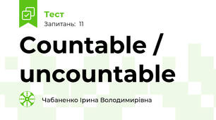 Countable / uncountable