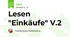 Lesen "Einkäufe" V.2