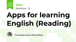 Apps for learning English (Reading)