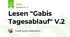 Lesen "Gabis Tagesablauf" V.2