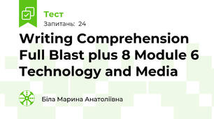 Writing Comprehension Full Blast plus 8 Module 6 Technology and Media 