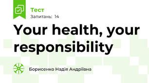 Your health, your responsibility