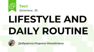  LIFESTYLE AND DAILY ROUTINE