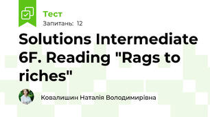 Solutions Intermediate 6F. Reading "Rags to riches"