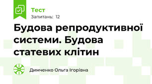 Будова репродуктивної системи. Будова статевих клітин 