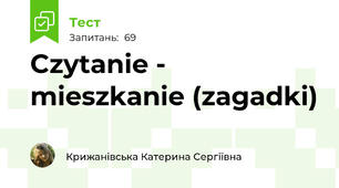 Czytanie - mieszkanie (zagadki)