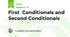 First  Conditionals and Second Conditionals