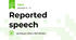 Reported speech