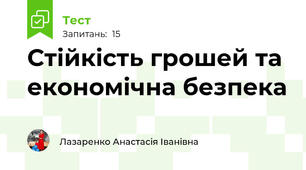Стійкість грошей та економічна безпека