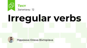 Irregular verbs