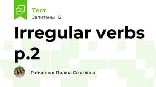 Irregular verbs p.2