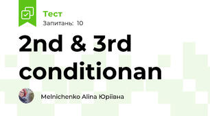 2nd & 3rd conditionan