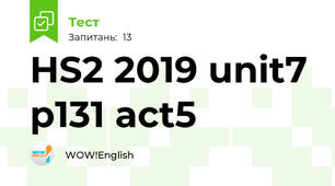 HS2 2019 unit7 p131 act5 