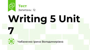 Writing 5 Unit 7