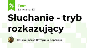 Słuchanie - tryb rozkazujący 