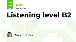 Listening level B2