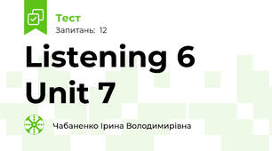 Listening 6 Unit 7