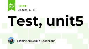Test, unit5