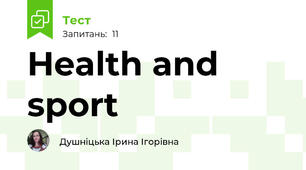 Health and sport