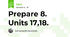 Prepare 8. Units 17,18.