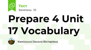 Prepare 4 Unit 17 Vocabulary 