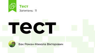 тест 