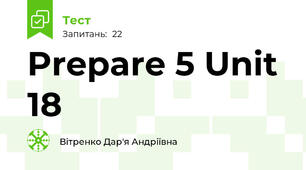  Prepare 5 Unit 18