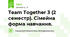 Team Together 3 (2 семестр). Сімейна форма навчання.