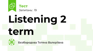 Listening 2 term