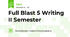 Full Blast 5 Writing II Semester