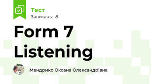 Form 7  Listening 